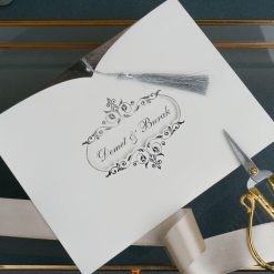 Faire Part Mariage Arabesque Finition Argentée