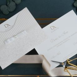 Faire Part Mariage Perle Dessin Oriental