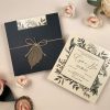 Faire Part Mariage Champêtre Vert Impérial