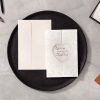 Faire Part Mariage Coeur Blanc Nacré Avec Enveloppe