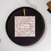 Faire Part Mariage Mosaïque Rose Finition Dorée