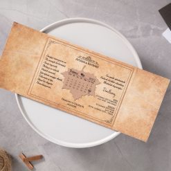 Faire Part Mariage Notre Date Sur Une Feuille