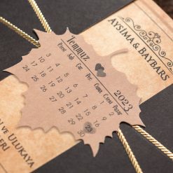Faire Part Mariage Notre Date Sur Une Feuille