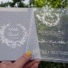 Faire Part Mariage Transparent Finition Argentée