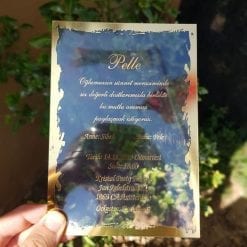 Faire Part Mariage Transparent Contour Brillant