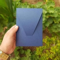 Faire Part Mariage Bleu Cobalt Avec Enveloppe