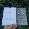Faire Part Mariage Transparent Motif Lauriers