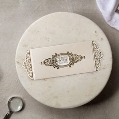 Faire Part Mariage Arabesque Dorée