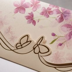 Faire Part Mariage Fleur Violette