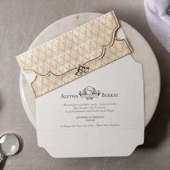 Faire Part Mariage Motifs Croisés