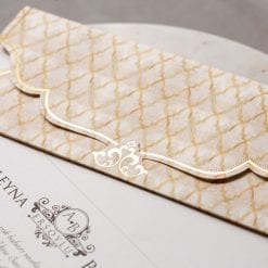 Faire Part Mariage Motifs Croisés