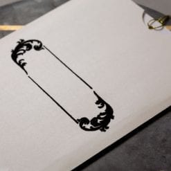 Faire Part Mariage Velours Noir