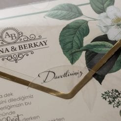 Faire Part Mariage Champêtre Enveloppe Transparente