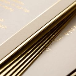 Faire Part Mariage Contour Velours Sur Plaque Doré