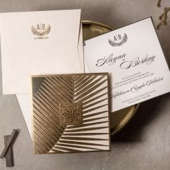 Faire Part Mariage Découpe Palmier