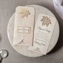 Faire Part Mariage Feuille D'automne