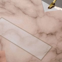 Faire Part Mariage Marbre Coloré
