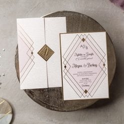 Faire Part Mariage Nuance De Rose