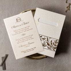 Faire Part Mariage Texture Nid d'Abeille