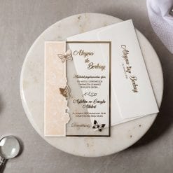 Faire Part Mariage Transparent Papillons