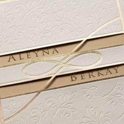 Faire Part Mariage Velours Blanc