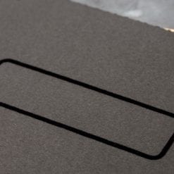 Faire Part Mariage Velours Noir Et Doré