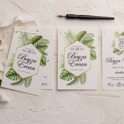 Faire Part Mariage Champêtre En 2 Parties