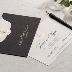 Faire Part Mariage Couronne De Laurier