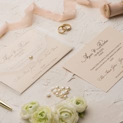 Faire Part Mariage Enveloppe Transparente Effet Dentelle
