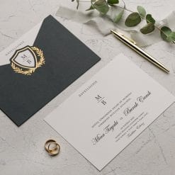 Faire Part Mariage Vert Impérial