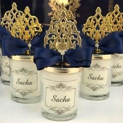 Mini Bougie Noeud Bleu Marine