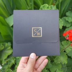 Enveloppe Noire Carrée