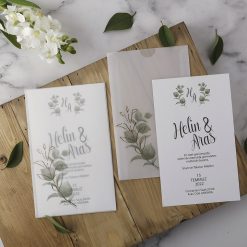 Faire Part Mariage Pochette Calque