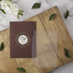 Faire Part Mariage Transparent Chocolat