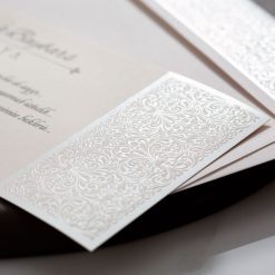 Faire Part Mariage En Relief Taupe