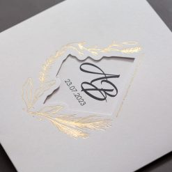 Faire Part Mariage Blanc Casse