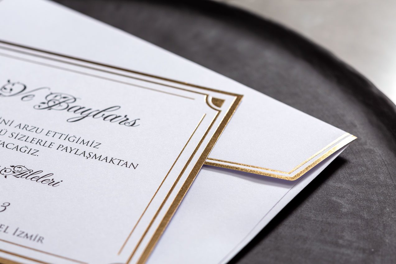 Faire Part Mariage Blanc Elegant
