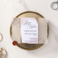 Faire Part Mariage Champetre Red avec Sceau