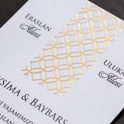 Faire Part Mariage Chemin Dore