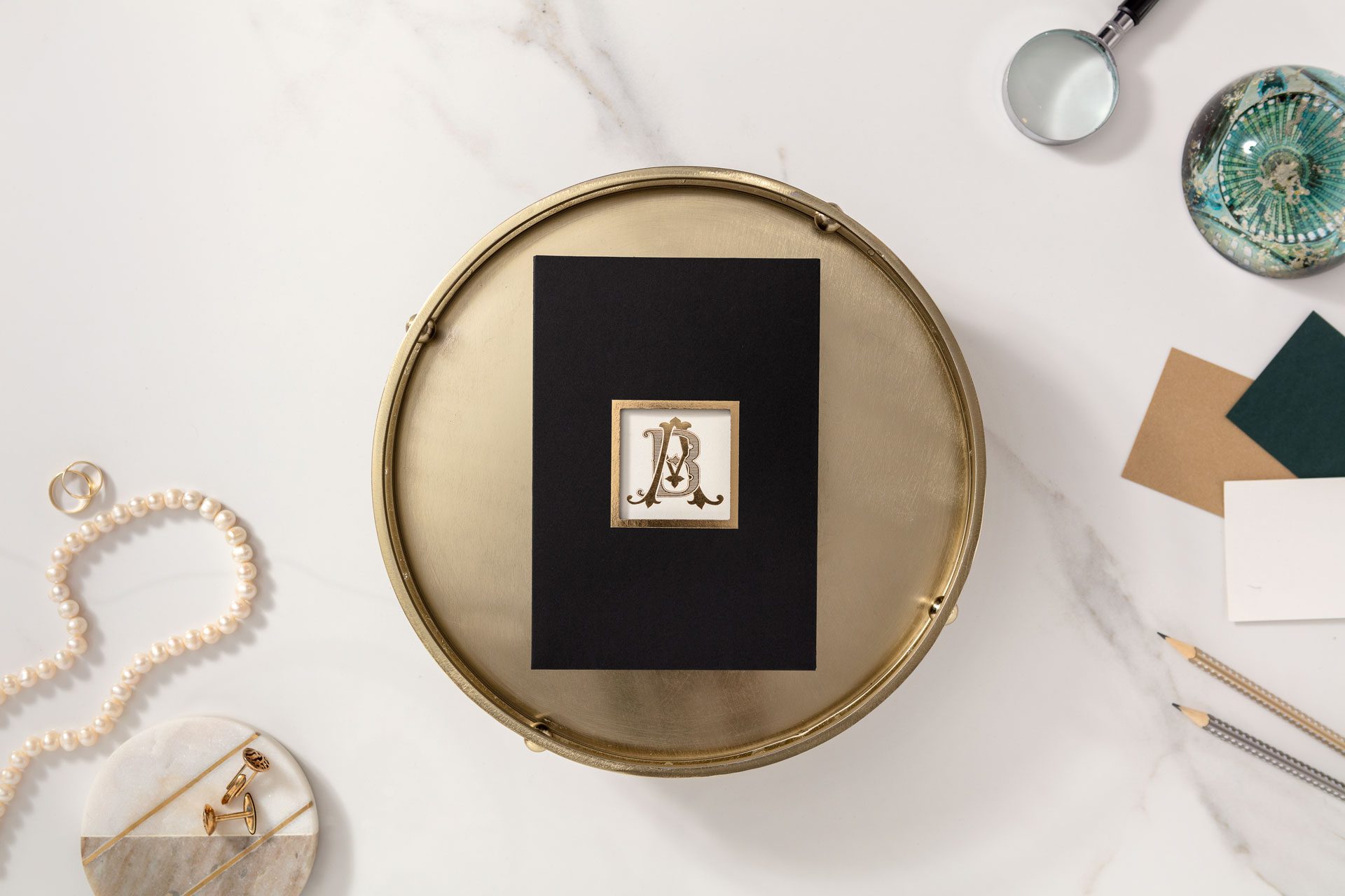 Faire Part Mariage Chic Noir (3)