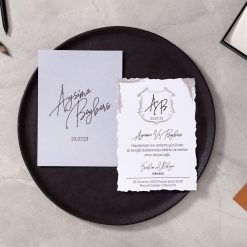 Faire Part Mariage Mirage Argente (2)