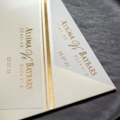 Faire Part Mariage Transparent Creme