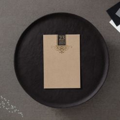 Faire Part Mariage Transparent Kraft