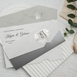 Faire Part Mariage Argenté Élégance