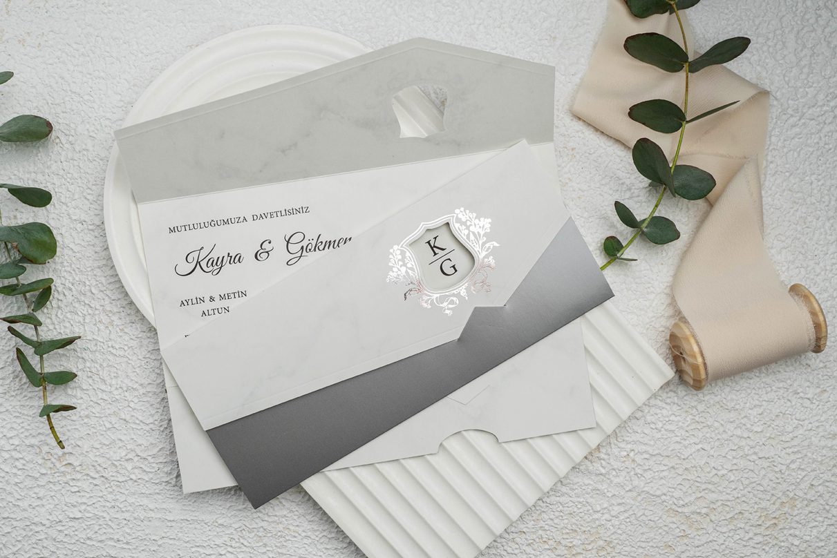 Faire Part Mariage Argenté Élégance