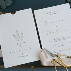 Faire Part Mariage Champêtre Blanc