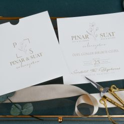 Faire Part Mariage Champêtre Carré