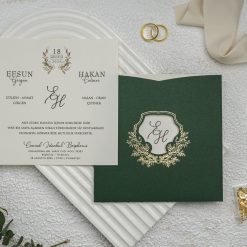 Faire Part Mariage Émeraude Vert Céleste