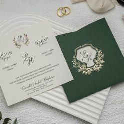 Faire Part Mariage Émeraude Vert Céleste