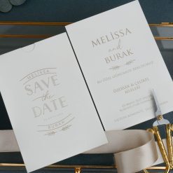 Faire Part Mariage Moderne Minimaliste